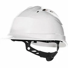 Construction Safety Helmet Protective Hard Hat Work PPE, White Safety Helmet PPE