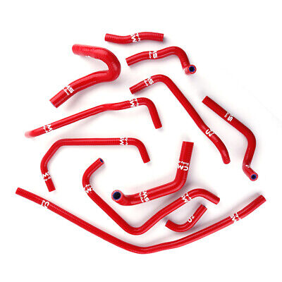 Red Radiator Heater Breather Hose Kit for 99-05 Mazda MX5 MX-5 Miata NB MK2 1.8L