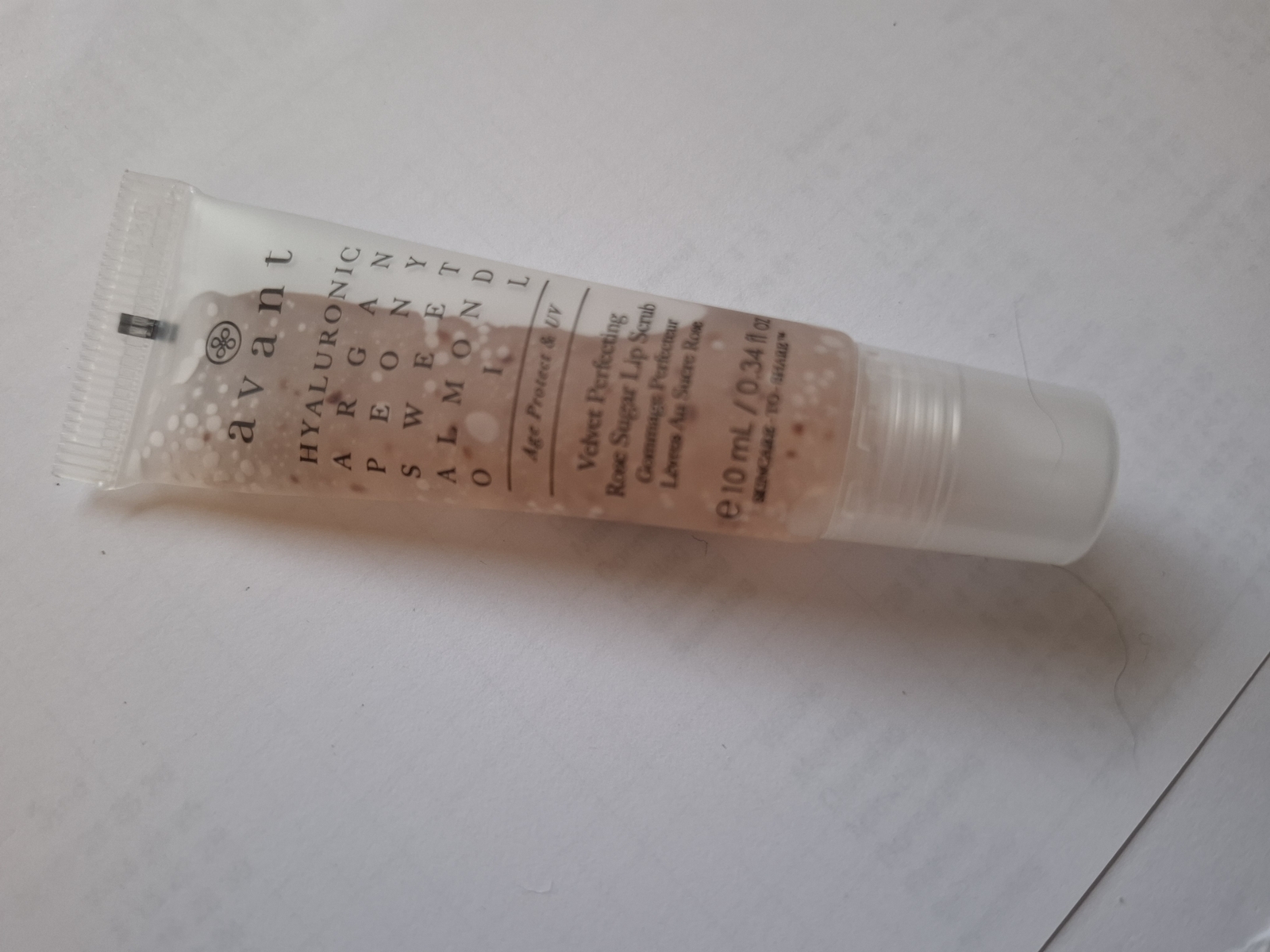 Avant Velvet Perfecting Rose Sugar Lip Scrub 10ml Rosa