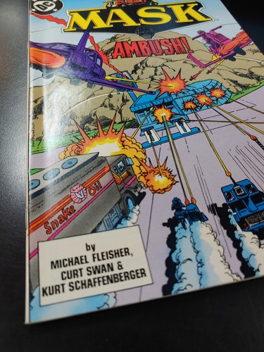 ⭐️ MASK #3 (of 9) (vol 2, direct) (1987 DC Comics) VF Book - Picture 4 of 7