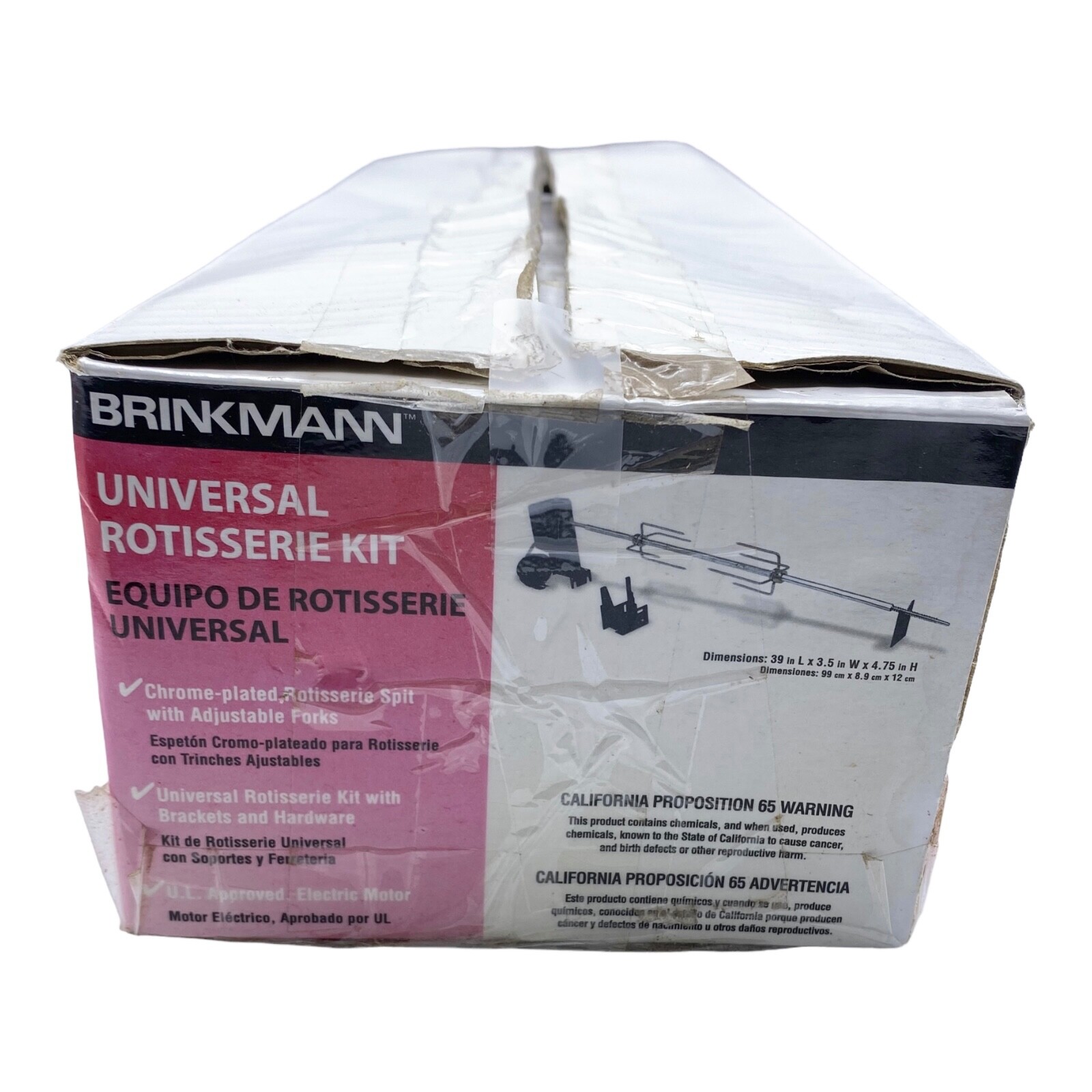 Brinkmann Universal Rotisserie Kit 8127103S Fits Most 2 3 4 5 6