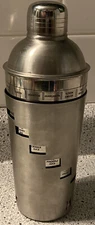 Chefmate Cocktail Shaker Set Stainless Steel Drink Mixer 24 Oz Ounce