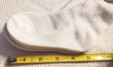 Boy's Kid's Children's White Ankle Socks 2 PAIR