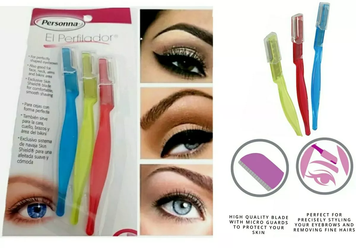 Shape eyebrows outlet with razor