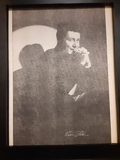 Eddie Fisher Rare Original Promo Poster Ad Framed!