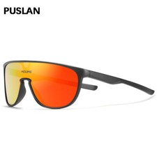 Fashionable one-piece sunglasses TR90 sports UV400 large frame sunglasses