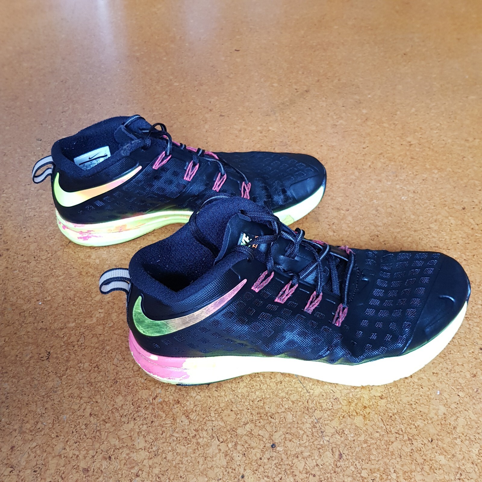 Nike Train Quick Sneakers Mens US8 Black Running Shoes 844406-999