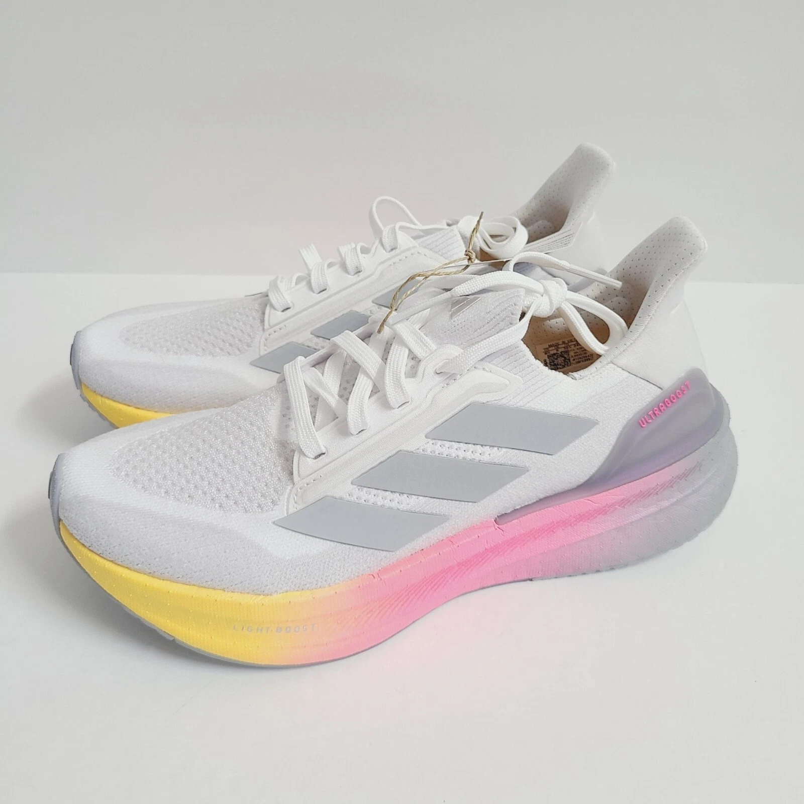 Adidas Ultraboost 5X Running Shoes IH0636 Size 10.5 Cloud White