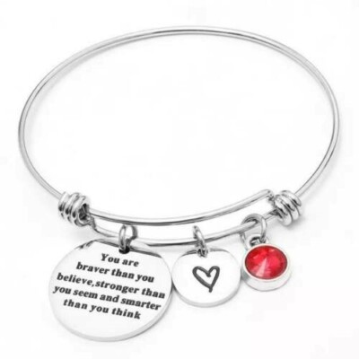 DAMEN ARMBAND MIT PERSONALISIERTER GRAVUR FREUNDSCHAFT LIEBE SCHWESTER ÄHNLICH KIDULT