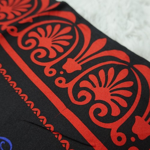 POMPOOS COUTURE Black Silk Scarf Scarves 34" X 34" P197 - Picture 9 of 10