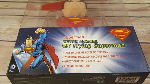 DC Comics Motion Control RC Flying Superman USB Cable Charge 6+ Indoor Use Only - Picture 6 of 9