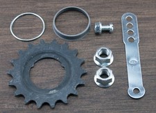 Buje de freno 18t Coaster CUERCAS DE EJE DE PIÑÓN CORREA Cruiser Bicicleta Bicicleta Borde de rueda
