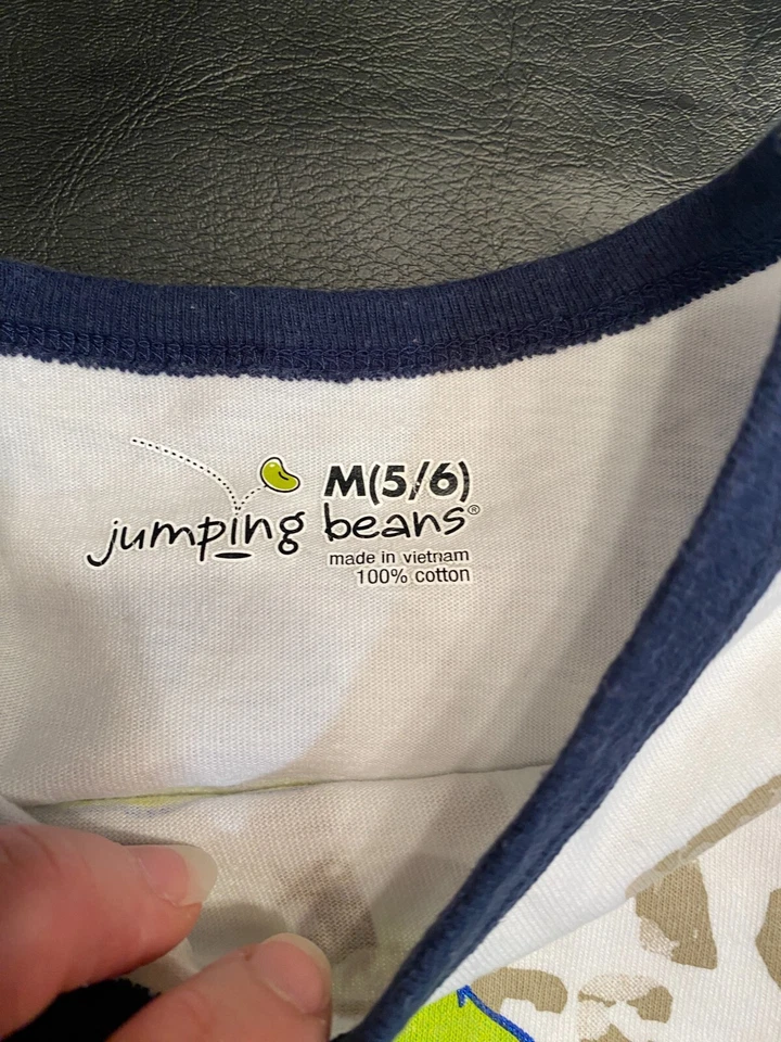 Camisa de manga corta Jumping Beans Gators para niños talla 5/6 blanca Foto 2 de 3