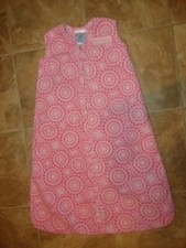 Baby Girls Fleece Halo Zipper Sleep Sack/Bag Pink Size S