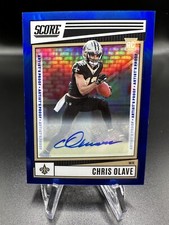 2022 CHRONICLES FOOTBALL CHRIS OLAVE SCORE PREMIUM ROOKIE AUTO ARTISTS PROOF /35