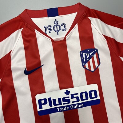 YOUTH SIZE ATLETICO MADRID NIKE 2019/2020 SOCCER HOME JERSEY SIZE