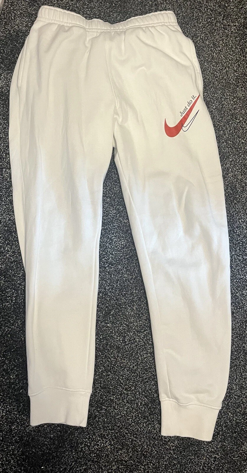 White Nike joggers mens