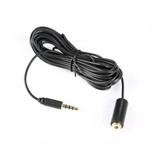 Movo 20'(6m) TRRS Female 3.5mm to Male Microphone Extension Cable for Smartphone