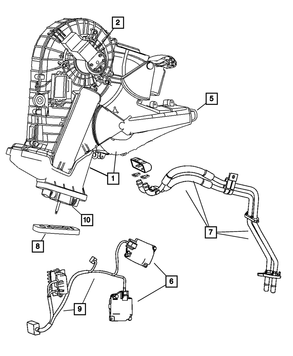 Genuine Mopar Heater Core Tube 5183149AB