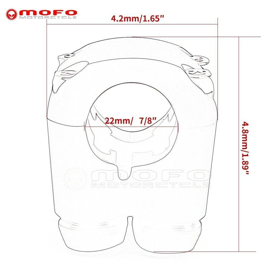 Momentary Switch 7/8'' Handlebar M-Switch For Harley Dyna Softail FLS Cafe Racer - Image 3 of 4