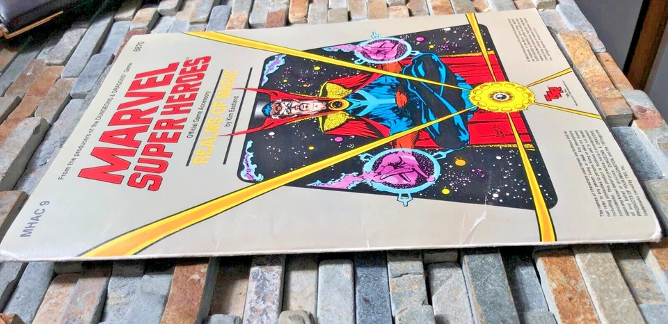 Marvel Super Heroes : Realms of Magic (TSR, MHAC 9, 1986, 6870, RPG) VG to EXC - Image 3 of 4