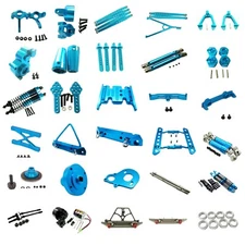 Blue aluminum metal Upgrade parts Fit For 1/10 AXIAL SCX10 ELECTRIC 4WD Rc Car
