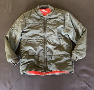 green jacket orange lining