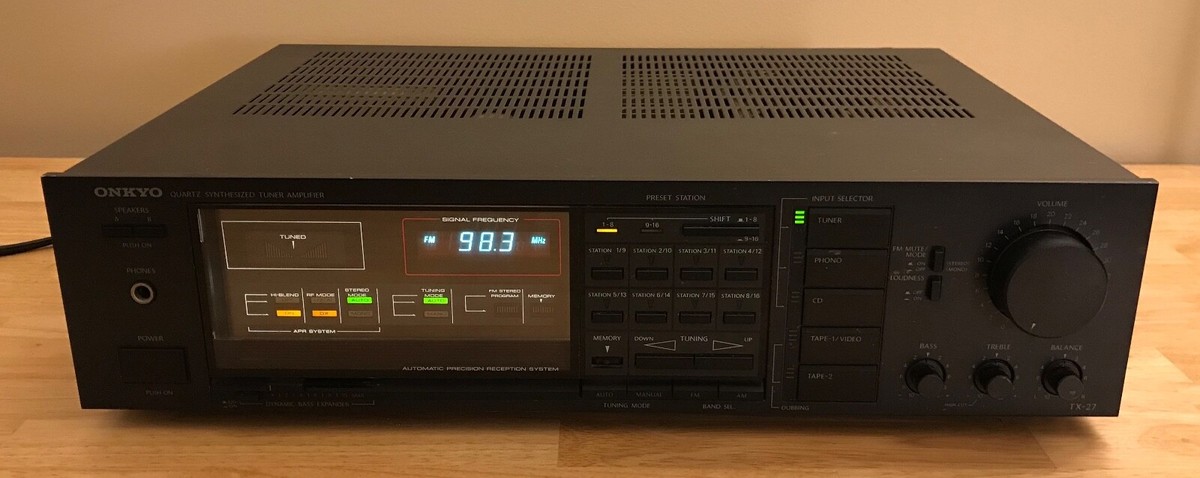Vintage: ONKYO TX-27 Quartz Synthesized Tuner Amplifier for Vintage: ONKYO TX-27 Quartz Synthesized Tuner Amplifier for
