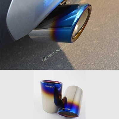 For Ford Escape Kuga 2013-19 Chrome Steel Rear Tail Exhaust Muffler Tip Pipe