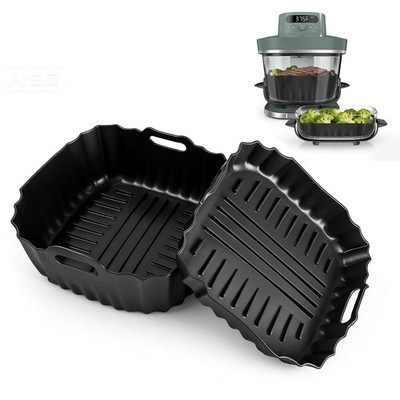 Cozary 2er Set Airfryer Zubehör für NINJA Crispi pro AS101 BPA-frei