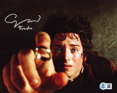#ad Elijah Wood Signed 8x10 Photo Lord of the Rings Autograph Beckett Witness $100.00