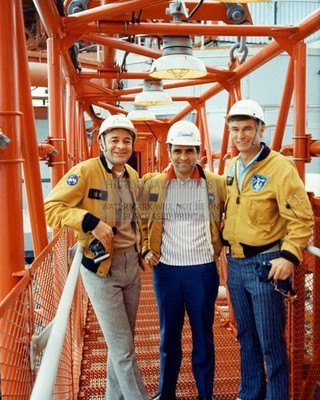 APOLLO 17 ASTRONAUTS AT LAUNCH PAD 39A PRE LAUNCH TEST 1972 8X10 PHOTO
