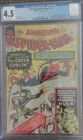 The Amazing Spider-Man #14 (1964) CGC 4.5 OW‼️1st. App. of Green Goblin Hulk app
