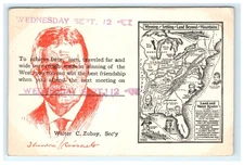 Metropolitan Postcard Collectors Club New York - Land & River Routes Postcard