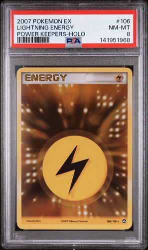 Lightning Energy graded PSA 8 for sale on eBay