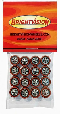 16 Brightvision Redline Wheels Medium Size Hong Kong Bright Chrome Bearing Style