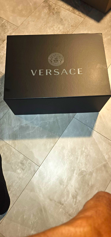 Versace Medusa Logo Black Large Rectangle Gift Box  18x15x5