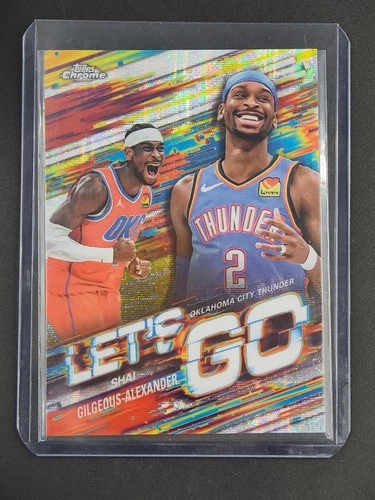 2025 Topps Chrome Shai Gilgeous-Alexander Base (RAW)