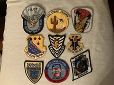 Vintage Luke AFB Patches From Students Who Visited from The 70-80’s. 9 Patches