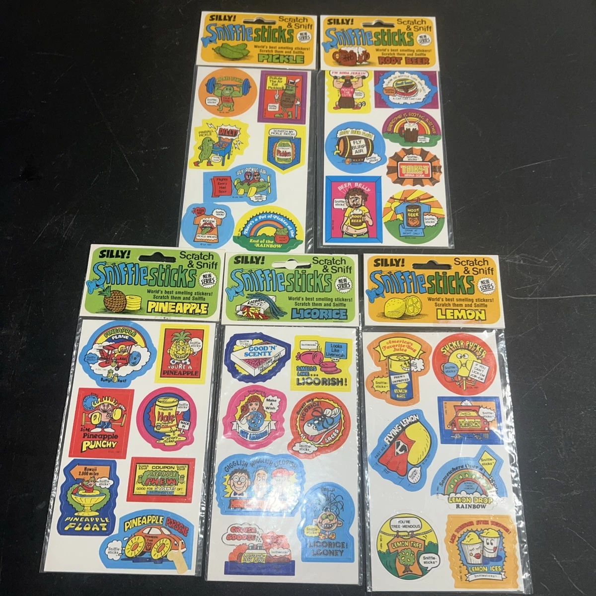 ÉNORME Lot De Stickers Vintage Années 70 80 90 - Hallmark, Sandylion - Scratch & Sniff, Puffy - NEUF