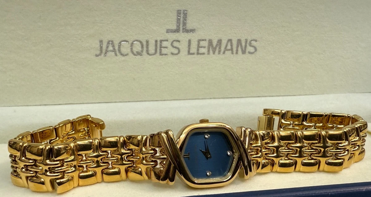 Jacques Lemans Gold Plated Band Wristwatches for sale | eBay