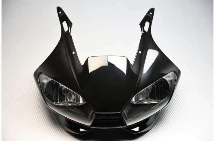 Carénage avant YAMAHA YZF R6 tête de fourche ABS noir avec optique 1999-2000