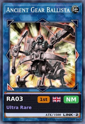 Ancient Gear Ballista (V.2 - Ultra Rare) RA03-046 1st Edition NM EN Yu-Gi-Oh