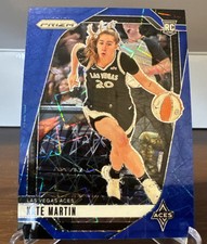 2024 Panini Prizm WNBA Blue Velocity Prizms #126 Kate Martin Aces Rookie