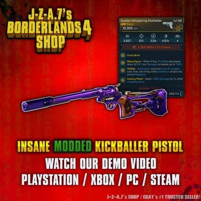 Borderlands 4 Modded Arme Légendaire - Xbox Series X/S, PS5, PC - Region Free - Neuf