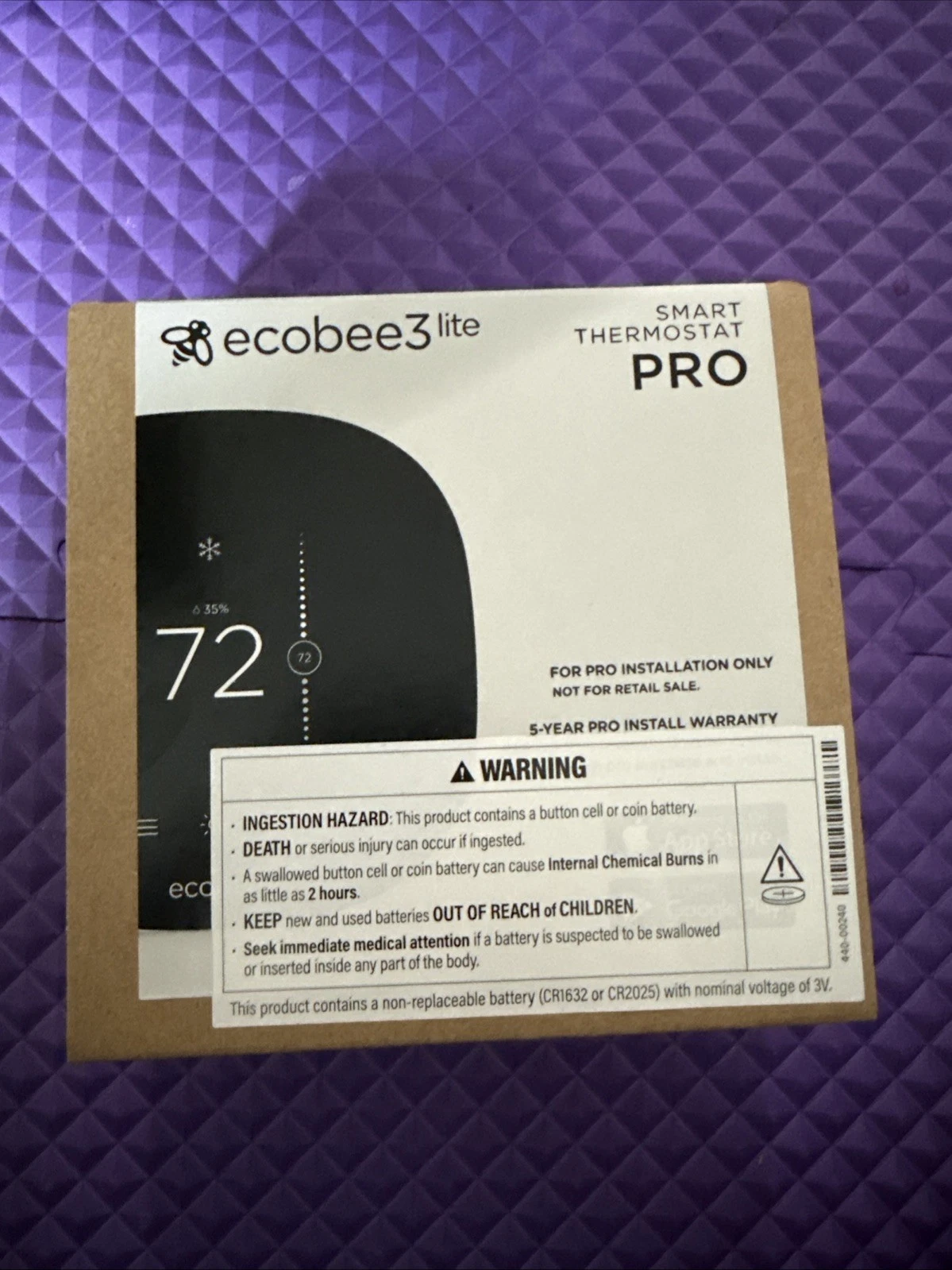 ecobee3 lite smart thermostat pro