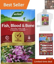 3.5kg  Fish Blood & Bone Fertiliser - Enhance Fruit & Flower Growth 6.85 per kilo