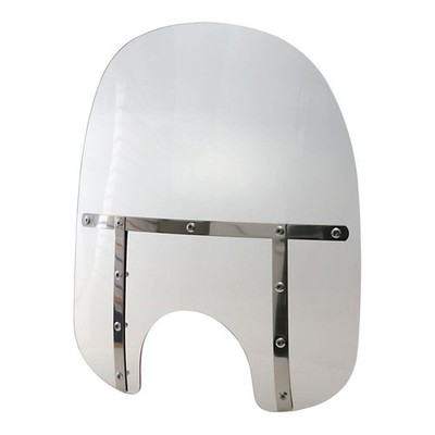 Memphis Shades Fats-Windschild FATS 19''-SOLAR Lucite Cruiser grau