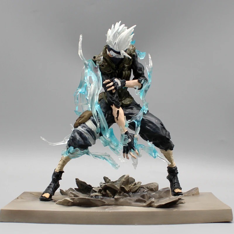 Figurine Kakashi Naruto de 20cm pour décorer un bureau d'ado de style manga