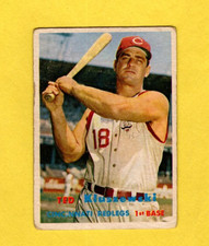 1957 Topps Ted Kluszewski #165 Cincinnati Reds VG- FREE SHIPPING
